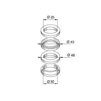 Комплект подшипников и чашек рулевой колонки Buzzetti Yamaha Aerox '02->/ Slider Buzzetti 6093
