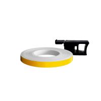 Лента на колесо светоотражающая желтая 7мм х 6м