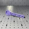 Ключ для крышки картриджей вилки OHLINS TTX - Фиолетовый