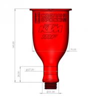 Воронка быстрозаливная для масла. L140мм Matard Factory 00895