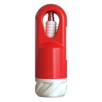 Кейс противоударный для свечи зажигания - Бело-красный