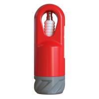 Кейс противоударный для свечи зажигания - Серо-красный