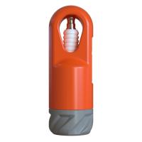 Кейс противоударный для свечи зажигания - Серо-оранжевый