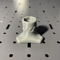 Ключ для регулировки высокоскоростного сжатия для амортизаторов WP 17мм - Белый