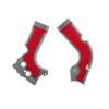 Защита рамы X-Grip Honda СRF 250 R 14-17 / СRF 450 R 13-16 - Серо-красный