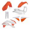 Комплект пластика KTM EXC/EXC-F Replica 2015 - Бело-оранжевый