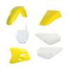 Комплект пластика SUZUKI RM 85 03-17 желто-белый
