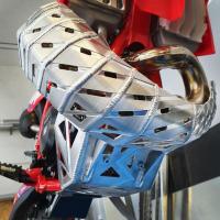 Защита картера и резонатора Beta RR 2T 20-25 ARMA MOTO 1SPEG01