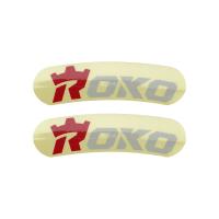 Наклейка ROKO переводная для передней шины, 10х3см