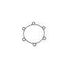 Уплотнительное кольцо цилиндра силиконовое KTM SX 105 04-11